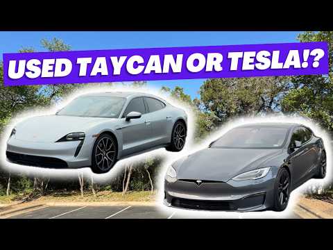 Which One Should You Buy: Used Porsche Taycan Or Tesla Model S?